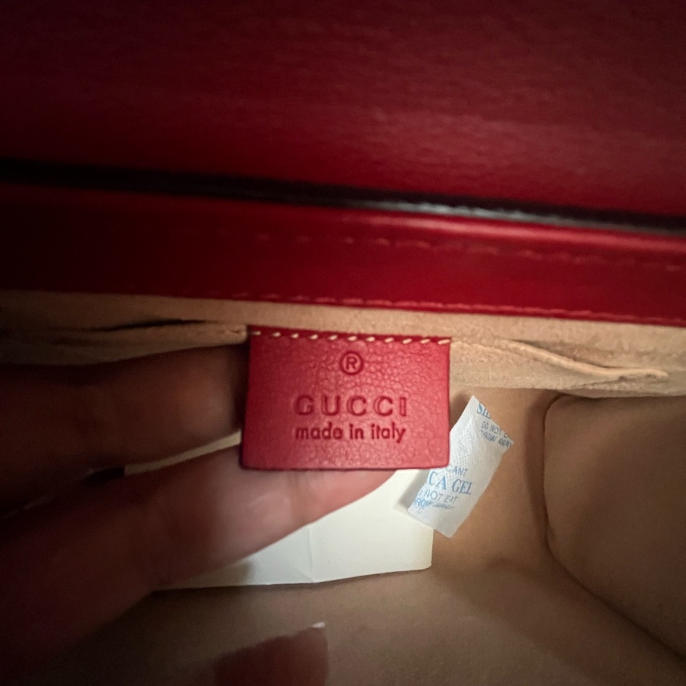 GG SUPREME MONOGRAM SMALL PADLOCK SHOULDER BAG - Picture 14 of 15